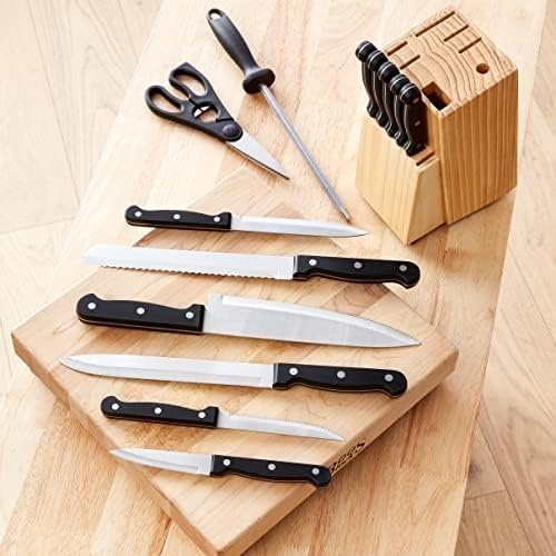 14-Piece Stainless Steel Kitchen Knife Set - Image 3