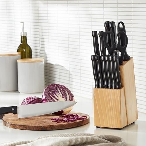 14-Piece Stainless Steel Kitchen Knife Set - Image 2